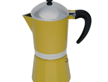 Cafetera Italiana 6 tazas Amarilla